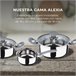 Set  set 5pc bateria cocina  y set 3pc sarten Multicolor