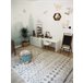 Alfombra BERBER RABAT G0526 Franjas Bereber Marroquí 200x290 Crema