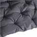 Cojín para Banco con Respaldo Poliéster, Algodón Outsunny 150x98 Gris