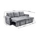 Sofa Cama Chaise Longue Pau Gris Claro