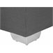 Beliani Cama continental Poliéster PRESIDENT 99x211 Gris Oscuro