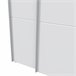 Armario ropero Aline 2 Puertas correderas 150 Blanco