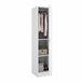 Armario multiusos 1 puerta efecto madera 41 Blanco