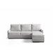 Chaise longue con cama AVA reversible 3 plazas gris Gris