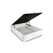 PACK CANAPÉ DE MADERA  + COLCHÓN VISCOELÁSTICO 90x190 Blanco