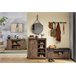 Banco Zapatero con Puerta corrediza de Granero FSR118-N SoBuy Madera