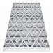 Alfombra SEVILLA Z555A conducción diamantes Franjas Bereber 200x290 Gris