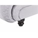 Beliani Chaise longue Terciopelo LORMONT Gris Claro