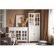 Aparador Alto con 4 Puertas 2 Cajones FSB76-W SoBuy Blanco