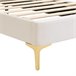 Marco de la cama 200x90 Beige