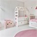 Caja de almacenamiento infantil 'Unicornio' Rosa