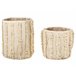 Beliani Estante de baño pequeño KAKKI Beige