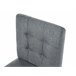 Beliani Silla de bar MADISON Beliani Silla de bar MADISON Gris