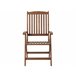Beliani Conjunto plegable AMANTEA Marron