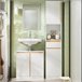 Armario Para Debajo Del Lavabo 2 Puertas BZR78-W SoBuy Blanco