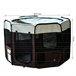 Parque Mascotas Plegable Tela Oxford, Acero PawHut Multicolor