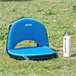 Aktive Asiento plegable con respaldo ajustable Azul