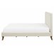 Beliani Cama con somier Chenilla TALENCE 177x218 Beige