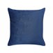 Beliani Chaise longue Terciopelo MERI Azul Marino