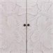 Armario de madera de 4 cajones y 2 puertas Blanco