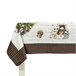 MANTEL DE NAVIDAD HOLLY JOLLY Blanco