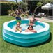 Piscina hinchable familiar octogonal INTEX Azul