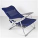 Aktive Pack 2 sillas playa multiposición plegado Slim c/mesa Azul