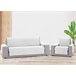 Protector Cubre Sofá Liso Royale 4 Plazas Gris Claro