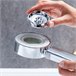 Alcachofa de Ducha Doble con Dispensador 3 en 1 Plateado