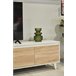 Mueble de salón LINE Blanco/ Madera