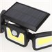 Aktive Aplique solar LED con sensor de movimiento 350 lúmenes Negro