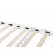 Beliani Cama con somier Metal CUSSET 147x209 Blanco