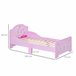 Cama Infantil MDF, Madera de Álamo HOMCOM Cama Infantil MDF, Madera de Álamo HOMCOM Rosa