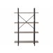 Beliani Estante para libros DARBY Marron