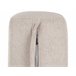 Beliani Chaise longue Poliéster NIORT Beige