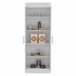 Alacena Nepal en melamina con 2 puertas y 5 estantes Blanco