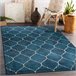 Alfombra lavable ANDRE 1181 Espaldera marroquí 120x170 Azul