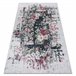 Alfombra lavable ANDRE 1816D flores vintage 160x220 Blanco/ Gris