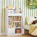 Estantería estándar Infantil para Libros KMB11-W SoBuy Blanco
