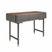 Consola rectangular, madera y acero 7171 Gris Oscuro