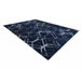 Alfombra lavable MIRO Geométrico enjerado 160x220 Azul Marino