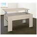 Acomoda Textil – Mesa de Centro Elevable de Madera Gala. 90x46 Beige
