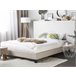 Beliani Cama con somier Poliéster ROANNE 169x211 Beige