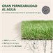 Césped Artificial PP y PE Outsunny Verde
