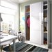Armario 2 puertas correderas Slider 120 Blanco