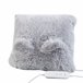 Almohadilla eléctrica Capurso lavable 100W Felpa Gris