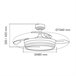 Ventilador De Techo Metal Serie Pampin L Blanco