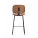 Pack de 2 taburetes altos DECO Marron