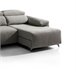 Chaise longue eléctrica BALIO derecha 3 plazas visón Vison