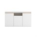 Aparador Elis puertas + compartimento Aparador Elis puertas + compartimento Blanco
